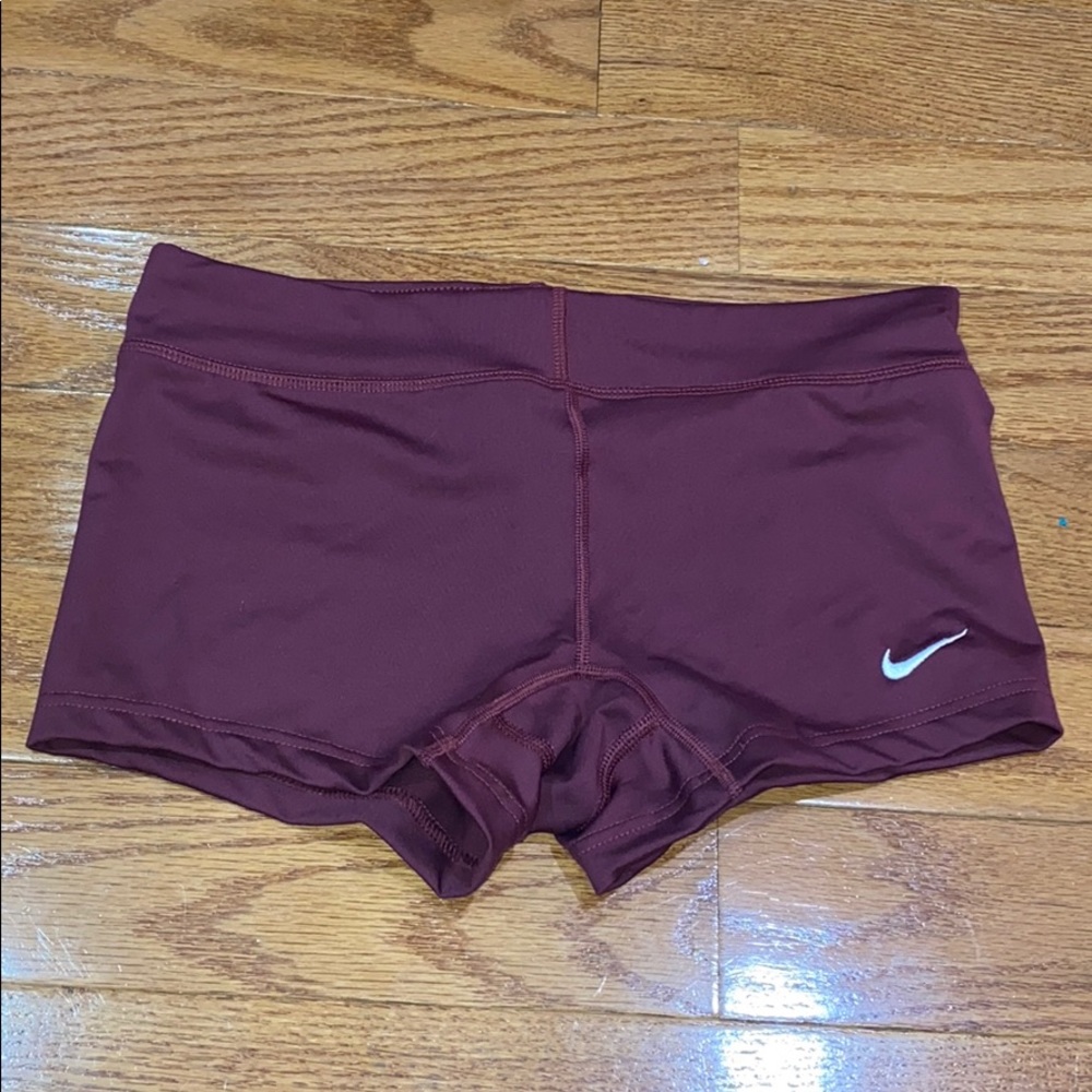 NWOT burgundy red Nike shorts